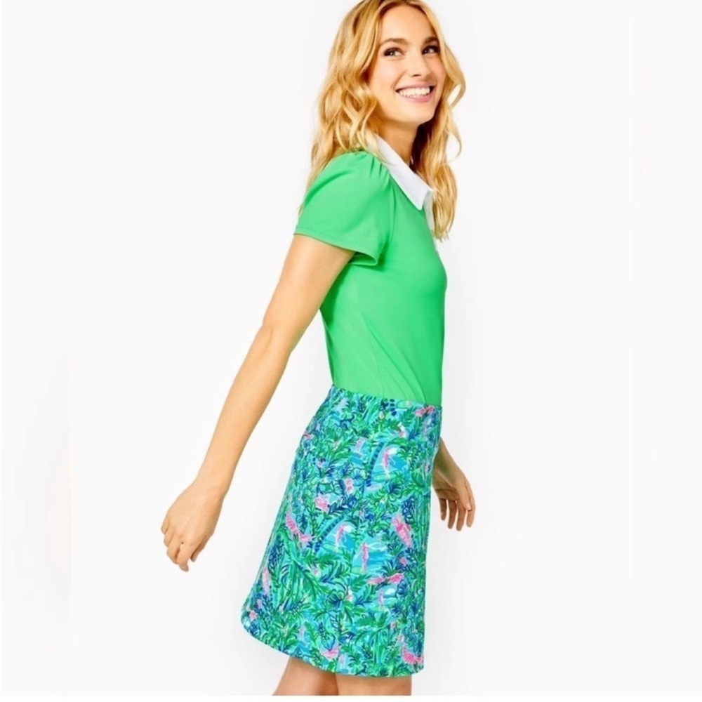 Lilly Pulitzer luxletic UPF 50+ Monica skort n Blue Horizon par fection golf 10 - Picture 2 of 10